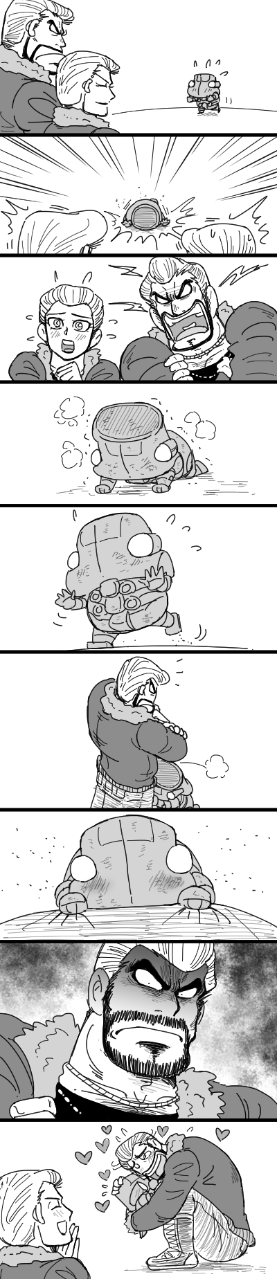 cherno alpha, sasha kaidanovsky, and aleksis kaidanovsky (pacific rim) drawn by yousuke_(guruguru_medaman)