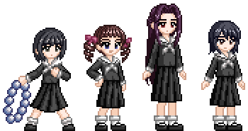 matsudaira touko, nijou noriko, hosokawa kanako, and kanina shizuka (maria-sama ga miteru)