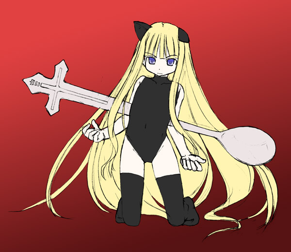 evangeline a.k. mcdowell (mahou sensei negima!) drawn by kasuga_yukihito