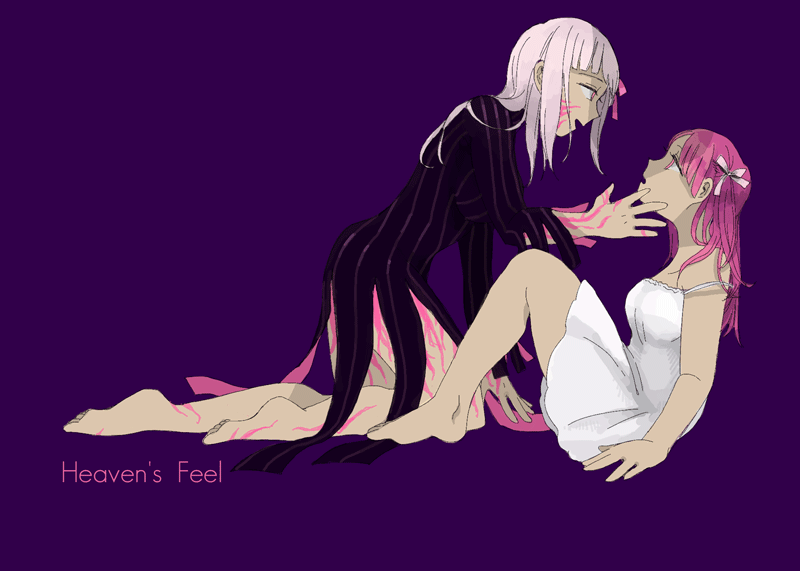 matou sakura and dark sakura (fate and 2 more) drawn by asami_(space_neko)