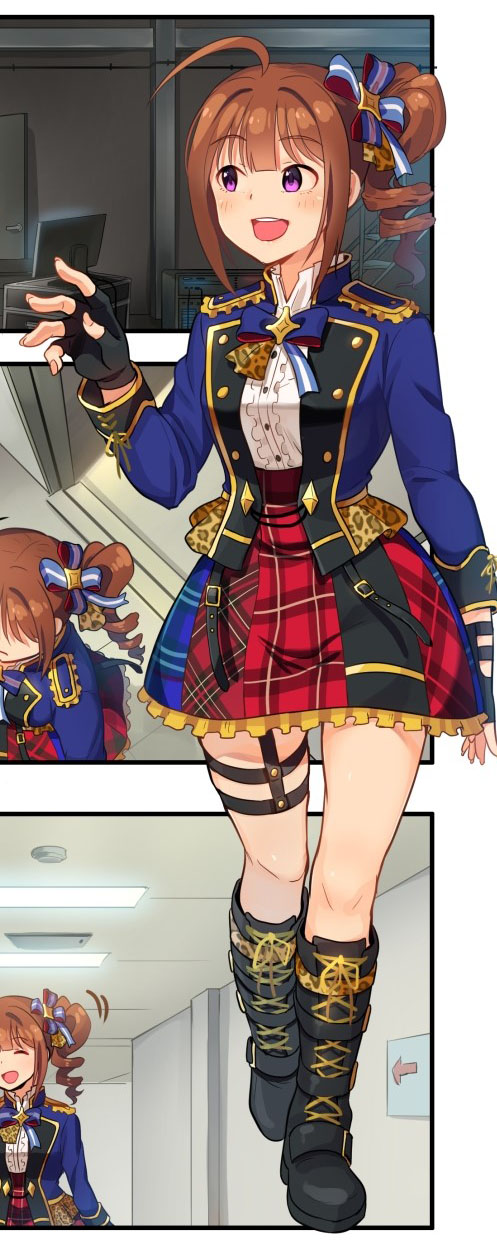 yokoyama nao (idolmaster and 1 more) drawn by kamille_(vcx68)