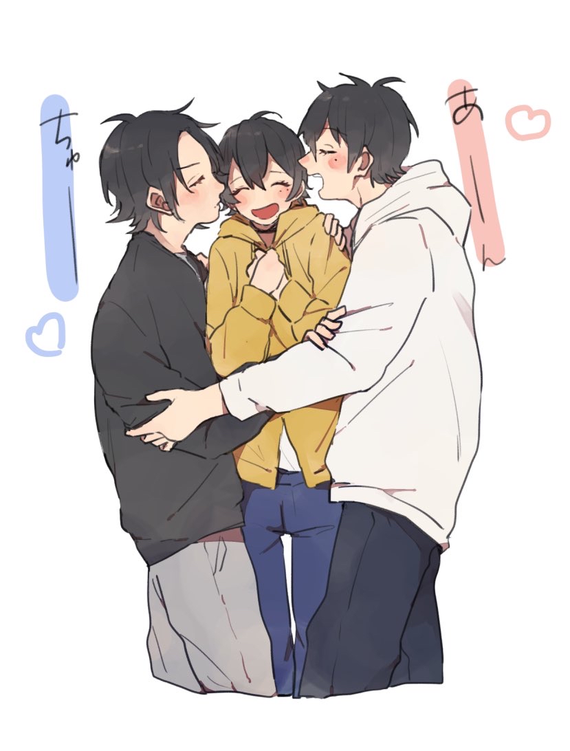 yamada ichiro, yamada saburo, and yamada jiro (hypnosis mic) drawn by mumumu_00