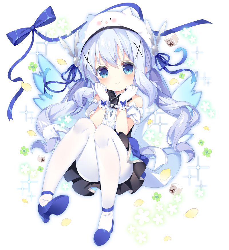 kafuu chino and tippy (gochuumon wa usagi desu ka?) drawn by tsukimi_(xiaohuasan)