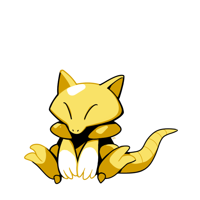 abra (pokemon and 1 more) drawn by rumwik