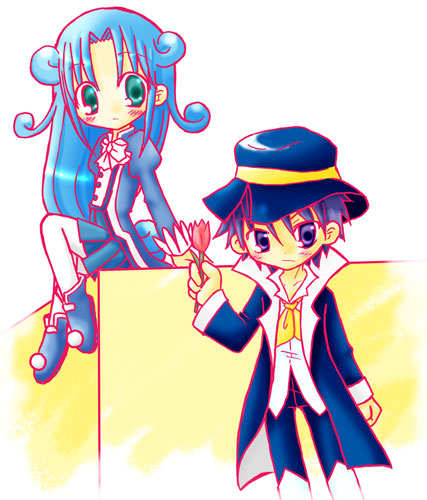 rein and shade (fushigiboshi no futago hime)