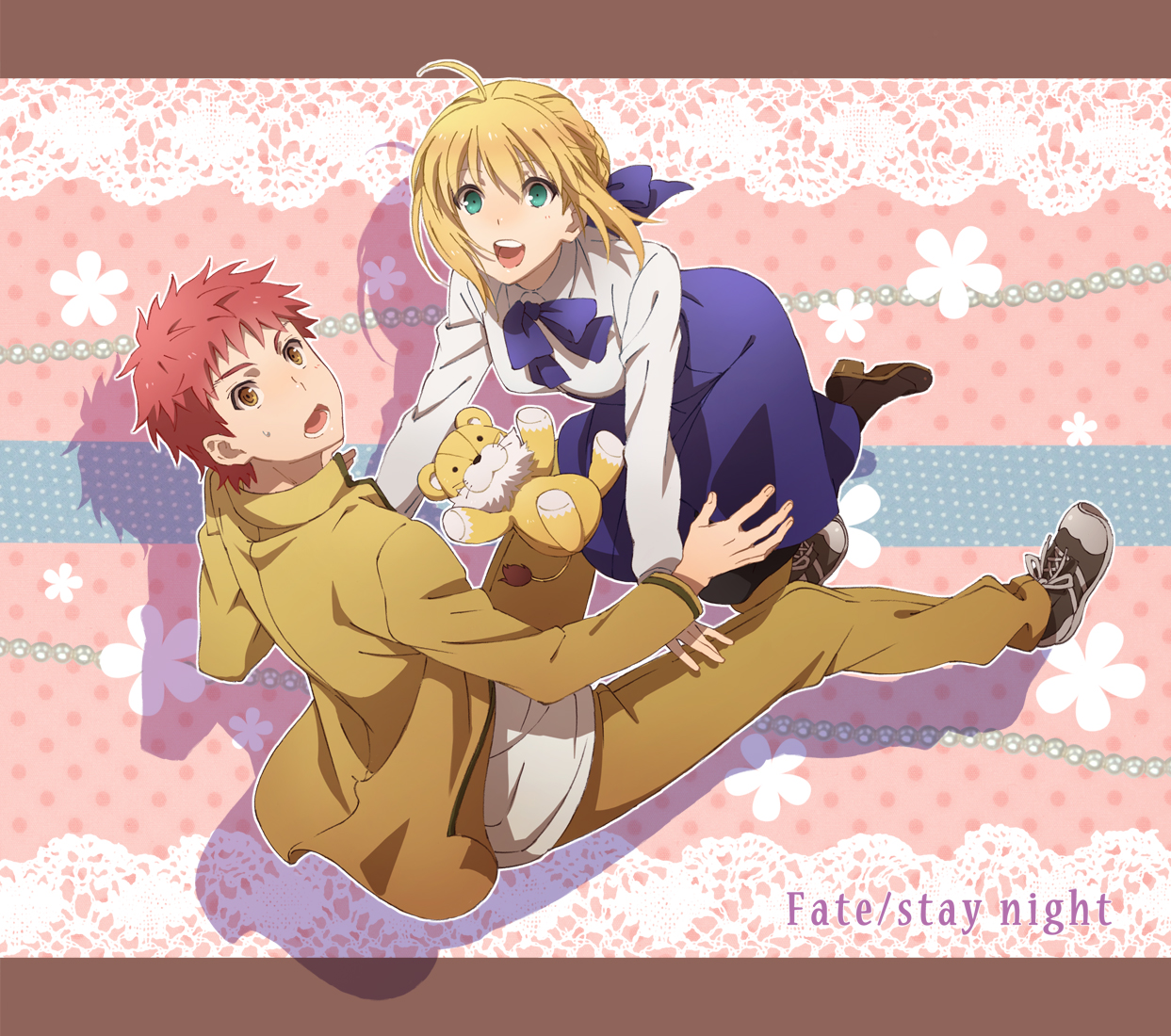 Artoria Pendragon Saber And Emiya Shirou Fate And 1 More Drawn