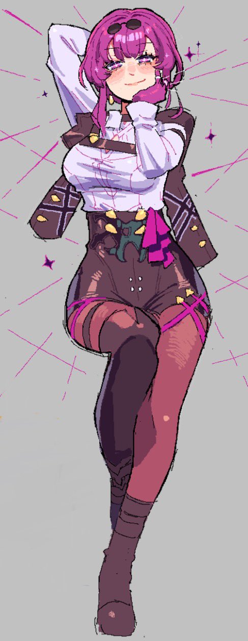 kafka (honkai and 1 more) drawn by kaatokun
