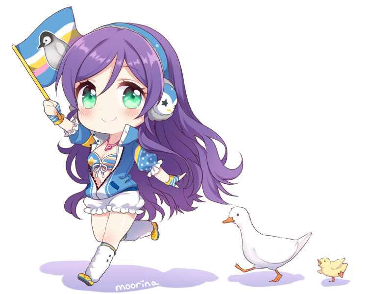 tojo nozomi (love live! and 1 more) drawn by moorina