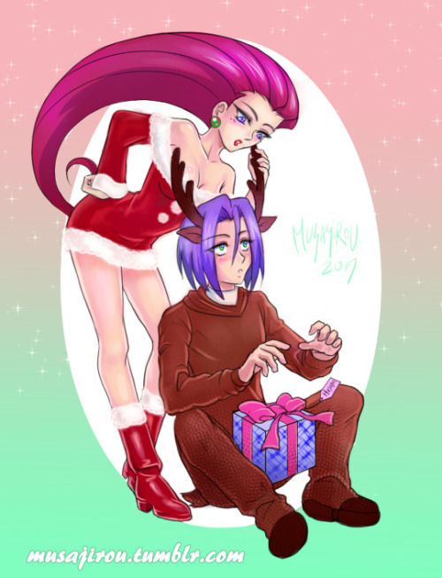 jessie and james (pokemon) drawn by musajirou