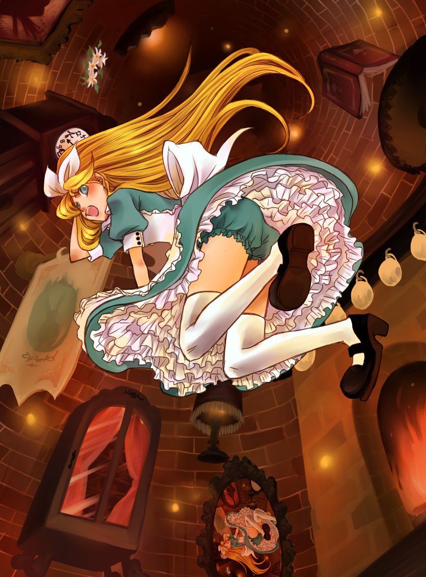 alice (alice's adventures in wonderland) drawn by doku_ta_pepperko