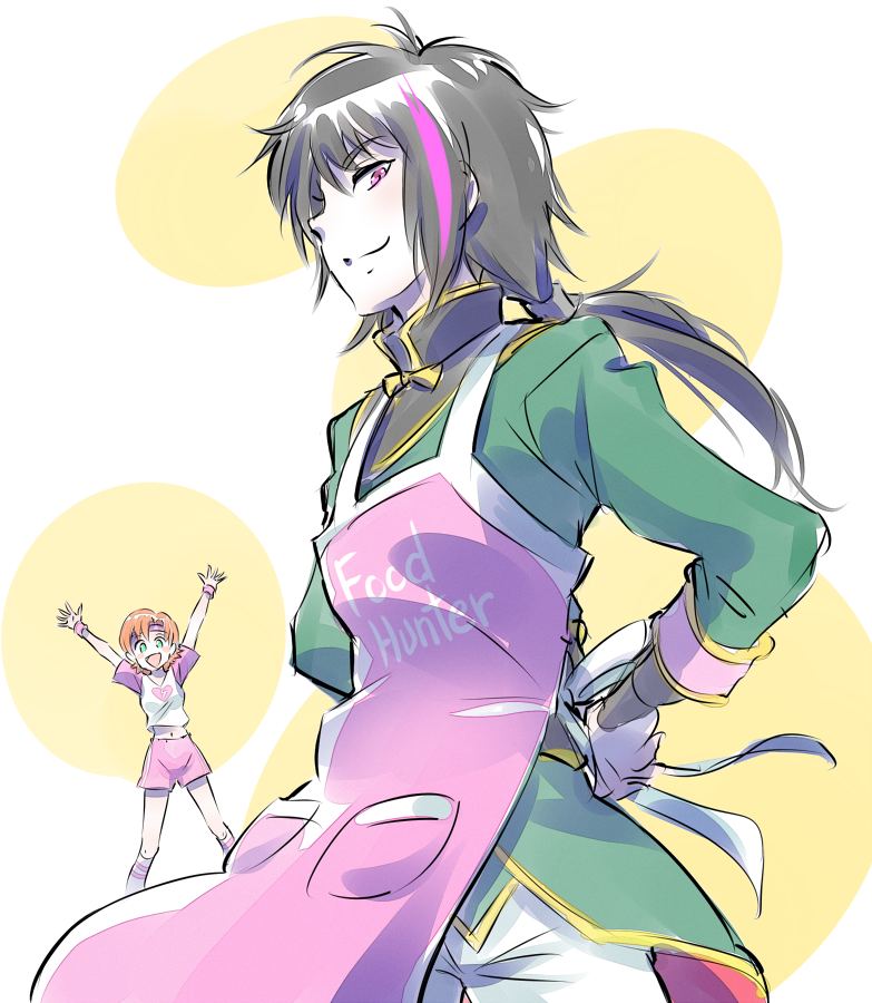 nora valkyrie and lie ren (rwby) drawn by iesupa