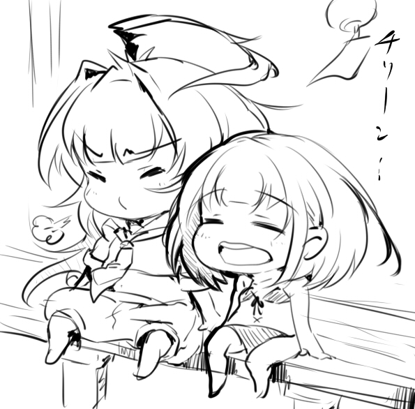 female admiral, kuma, and narumi tsuyu (kantai collection) drawn by mataichi_mataro