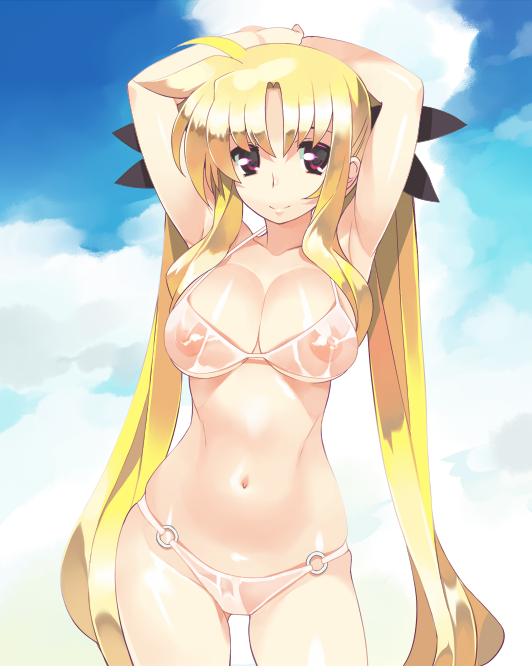 fate testarossa (lyrical nanoha and 1 more) drawn by ryuuta_(msxtr)