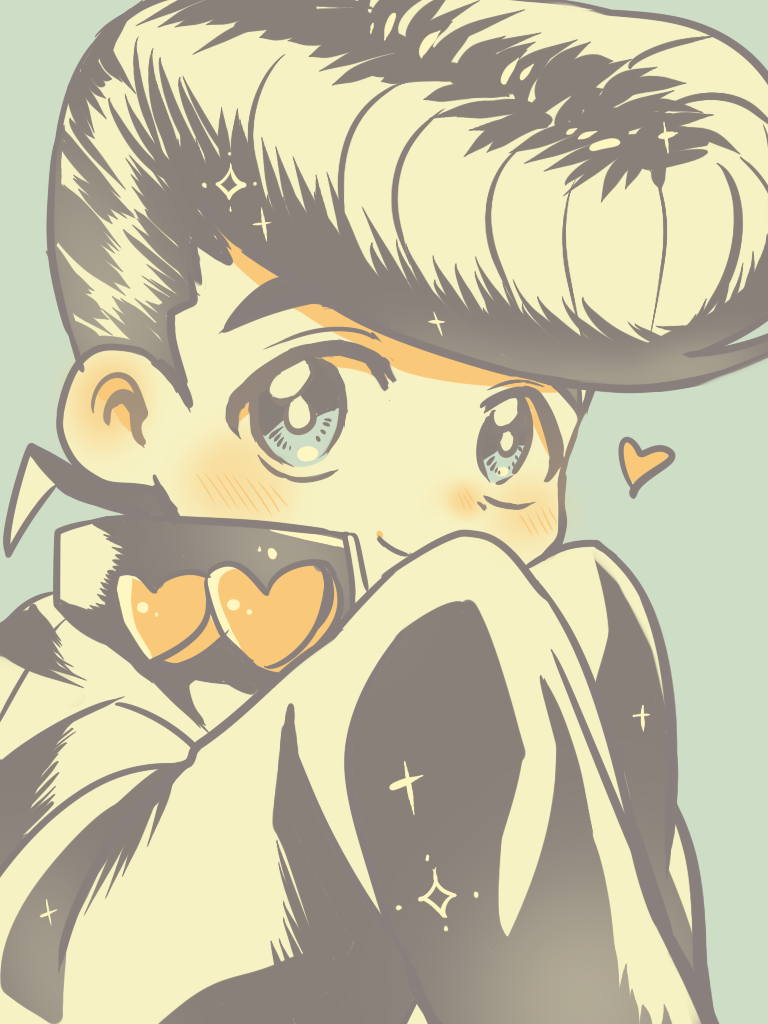 higashikata josuke (jojo no kimyou na bouken and 1 more) drawn by io_(ike_ike)