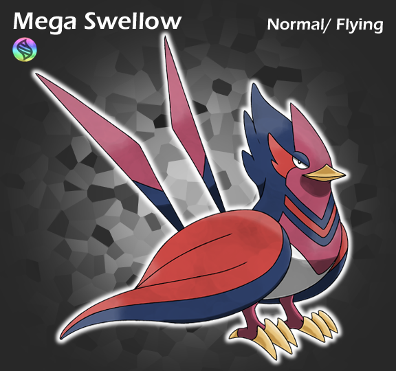 swellow (pokemon) drawn by marix20