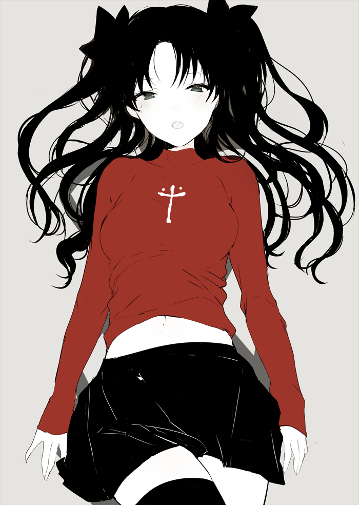 tohsaka rin (fate and 1 more) drawn by lpip