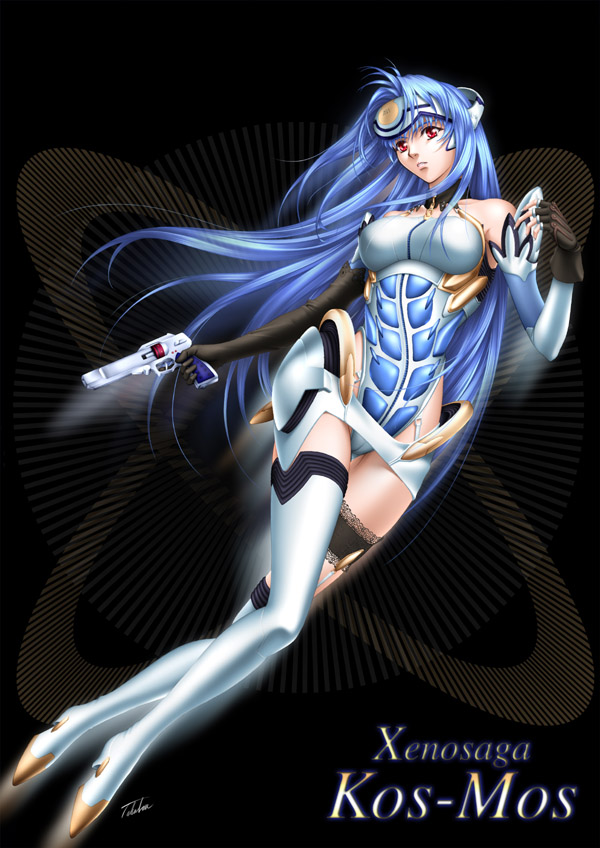 kos-mos (xenosaga and 1 more) drawn by takatan