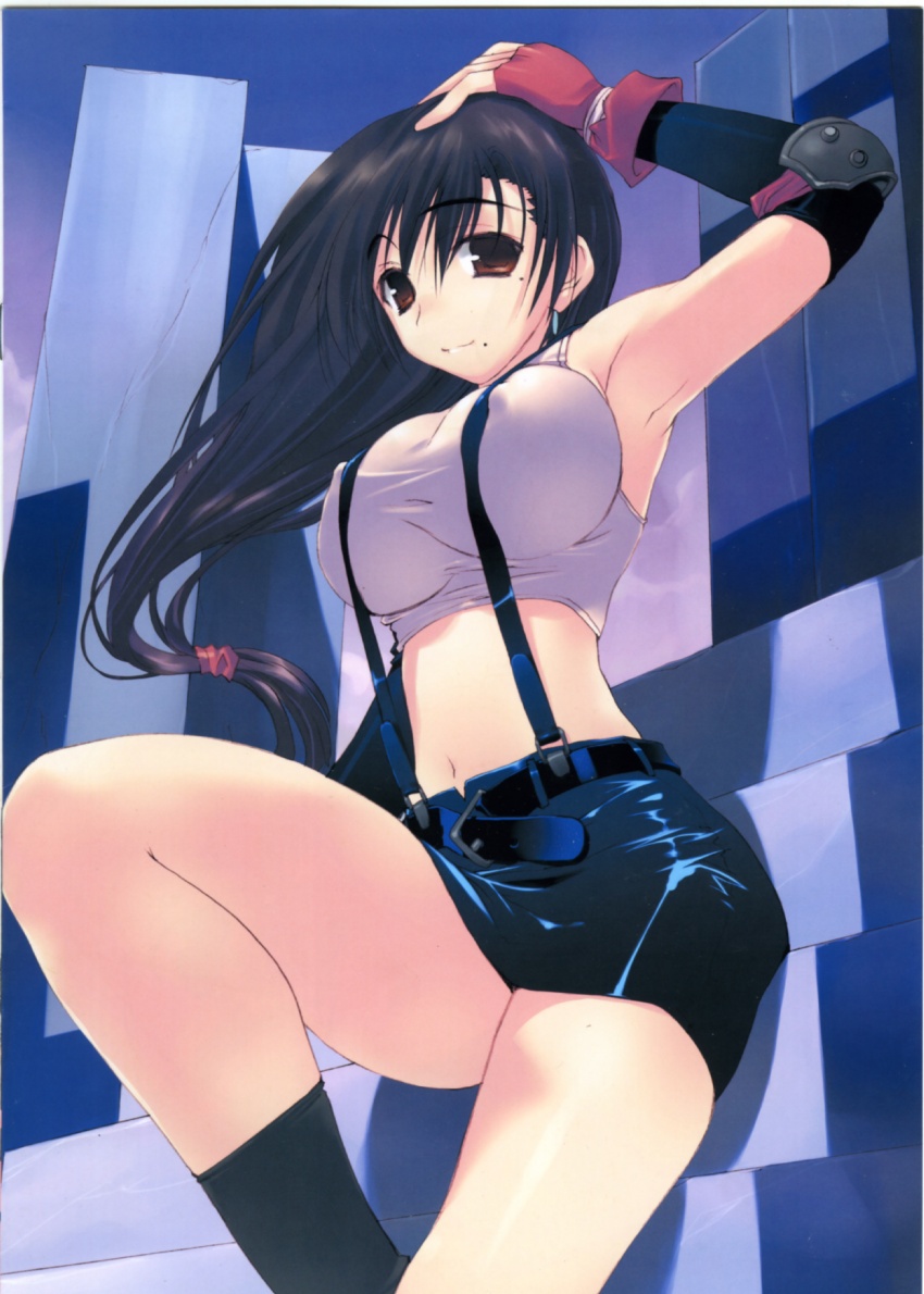 tifa lockhart and ohno kanako (final fantasy and 2 more) drawn by amazuyu_tatsuki