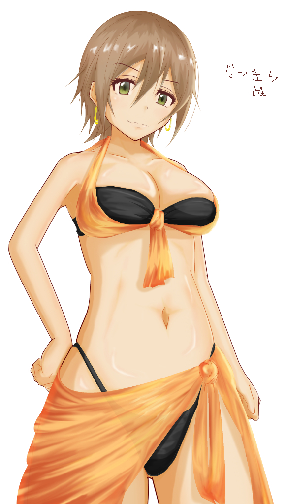 kimura natsuki (idolmaster and 1 more) drawn by hitofudegaki_usagi