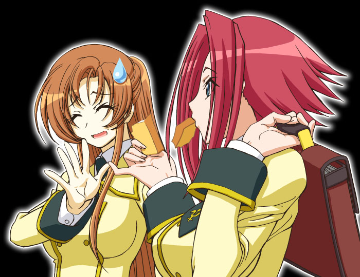 kouzuki kallen and shirley fenette (code geass) drawn by gambler_club