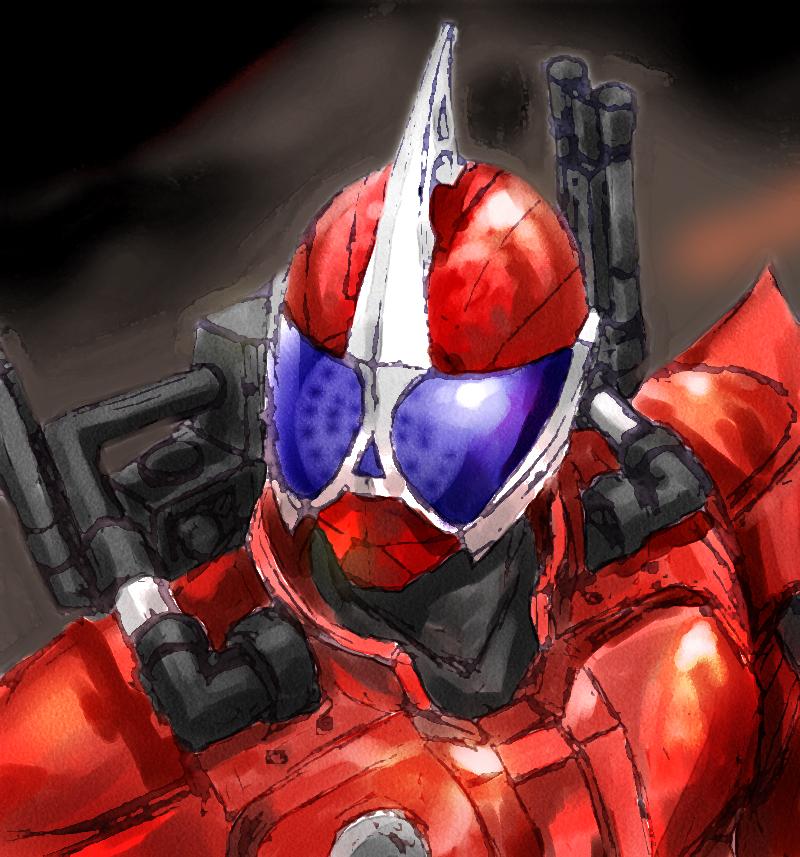 kamen rider accel (kamen rider and 1 more) drawn by ooyama_(o-yama)