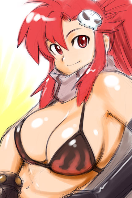 yoko littner (tengen toppa gurren lagann) drawn by ueyama_michirou