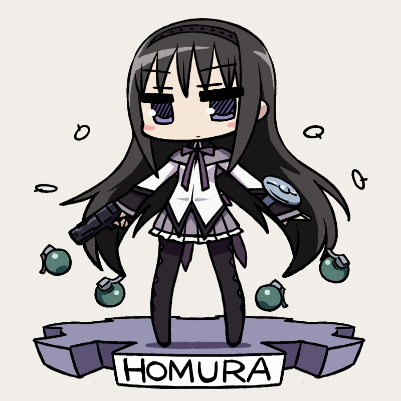 akemi homura (mahou shoujo madoka magica) drawn by chan_co