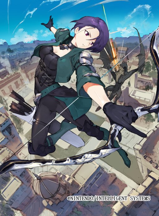 shamir nevrand (fire emblem and 2 more) drawn by kureta_(nikogori)