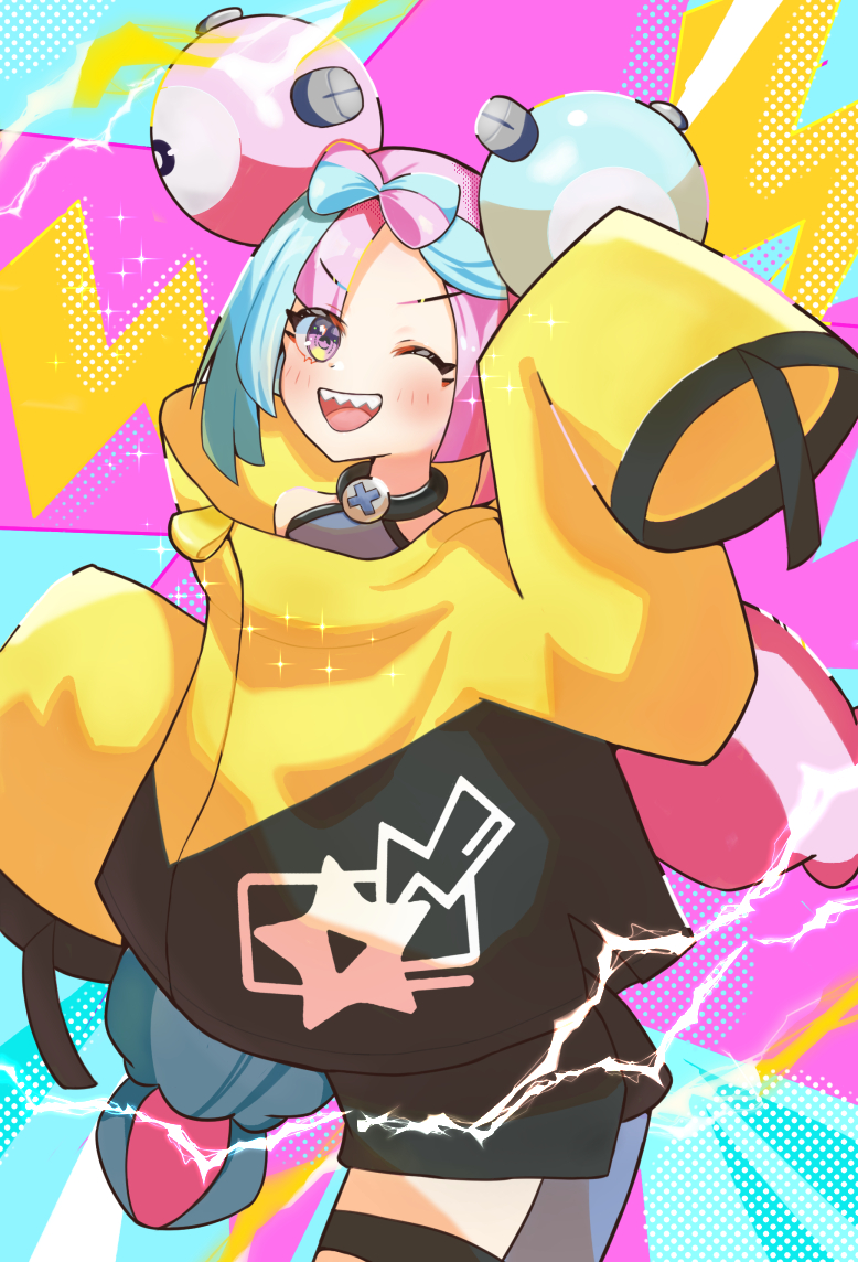 iono (pokemon and 1 more) drawn by pitaya_(gaga50683544)