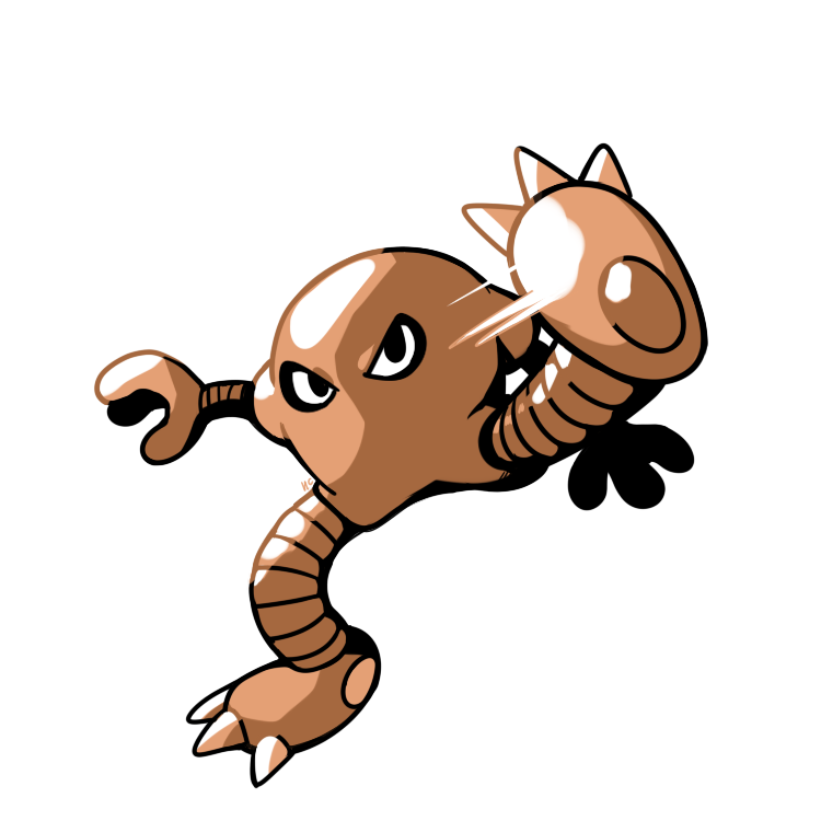 hitmonlee (pokemon and 1 more) drawn by rumwik