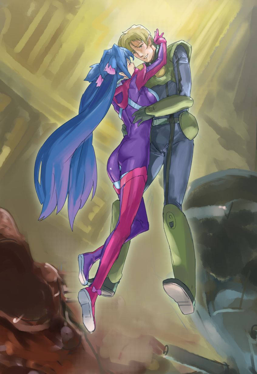 klan klein, mikhail buran, and queadluun-rea (macross and 1 more) drawn by makacoon