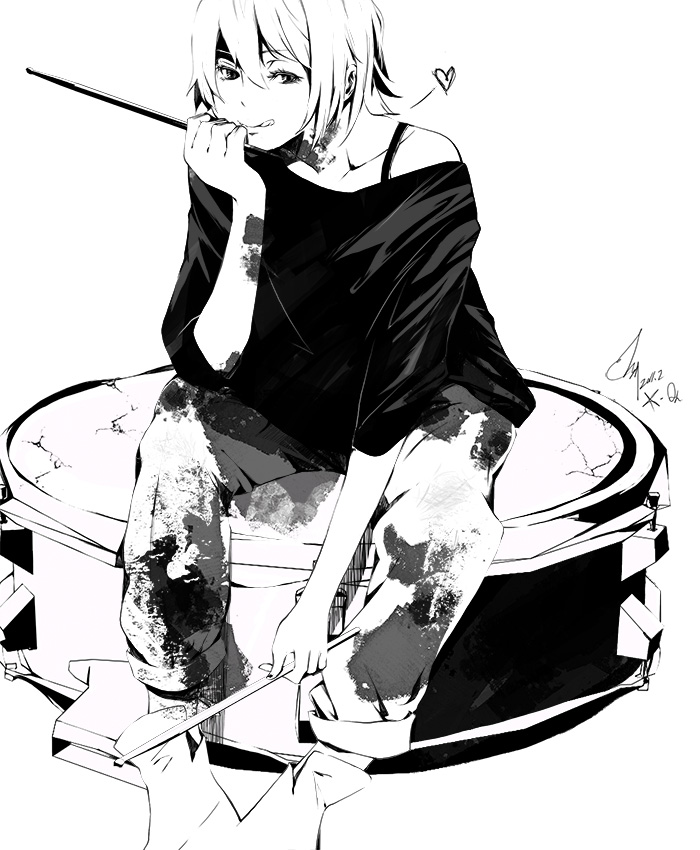 tainaka ritsu (k-on!) drawn by e.t._liu