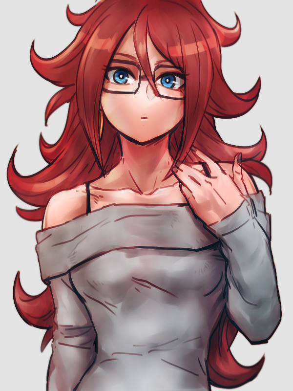 android 21 (dragon ball and 1 more) drawn by kemachiku