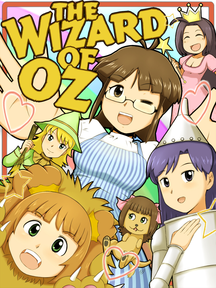 hoshii miki, kisaragi chihaya, takatsuki yayoi, miura azusa, akizuki ritsuko, and 6 more (idolmaster and 1 more) drawn by maidon