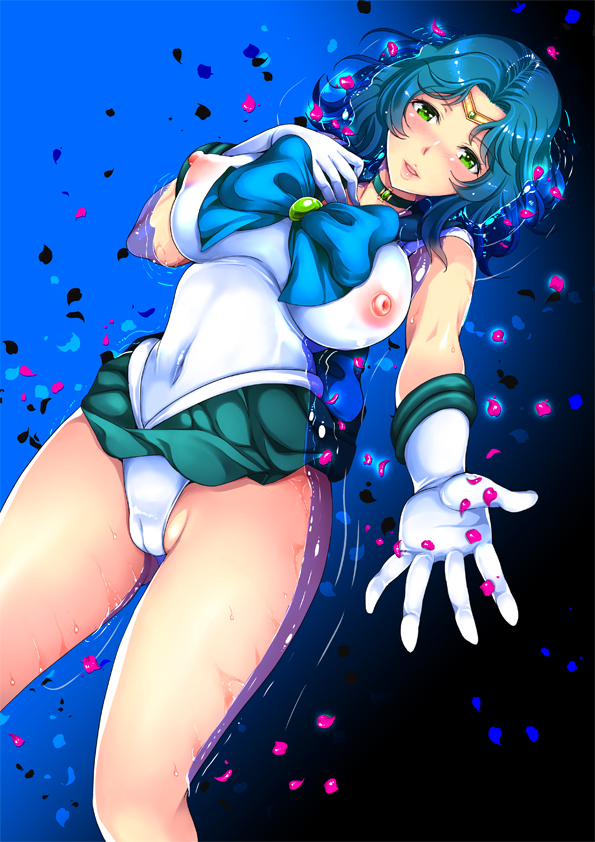 kaiou michiru and sailor neptune (bishoujo senshi sailor moon) drawn by miryuku