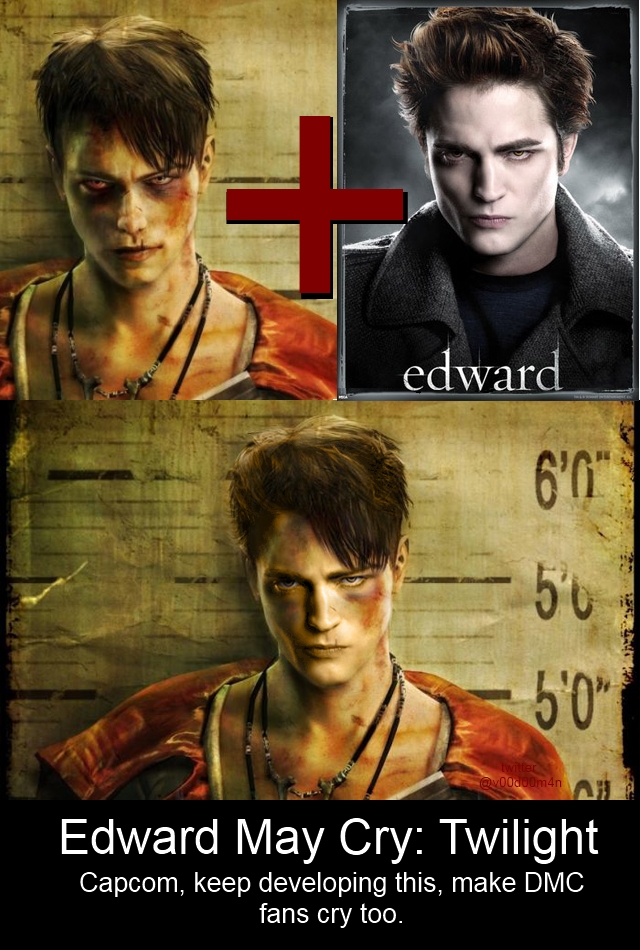 dante and edward cullen (devil may cry and 2 more) drawn by v00d00m4n