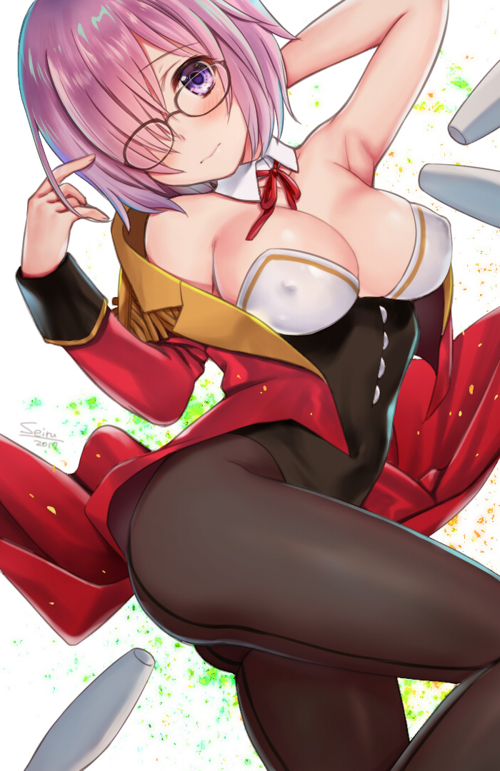 mash kyrielight (fate and 1 more) drawn by seiru_(prairie)