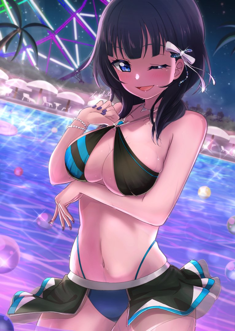 asaka karin (love live! and 1 more) drawn by satolive20