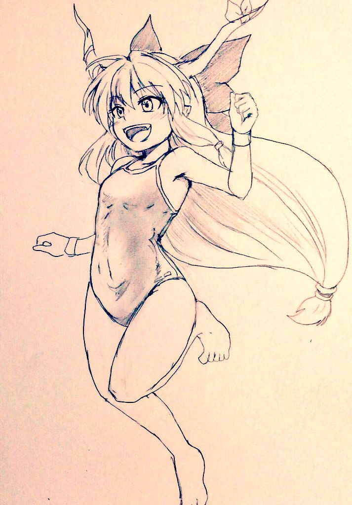 ibuki suika (touhou) drawn by d-m_(dii_emu)