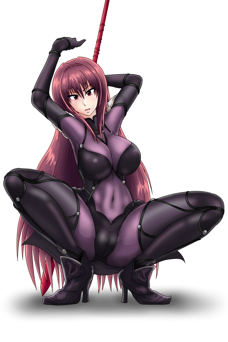 scathach (fate and 1 more) drawn by tasuro_kuzuha
