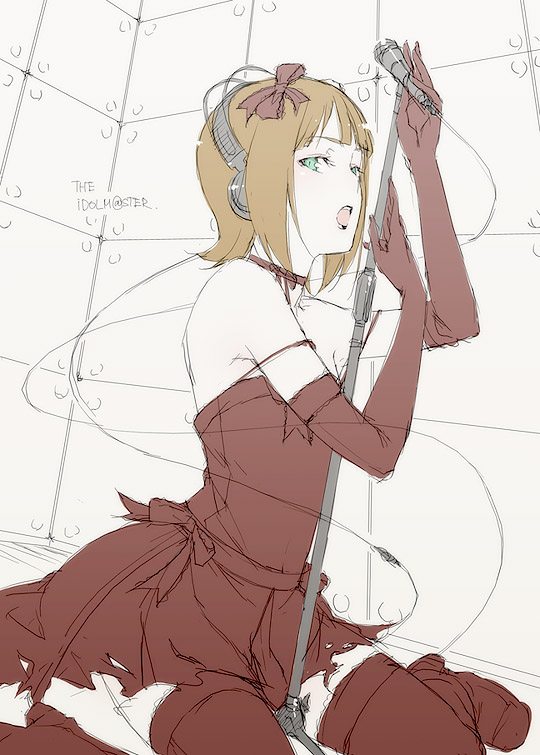 amami haruka (idolmaster and 1 more) drawn by kyo_(kuroichigo)