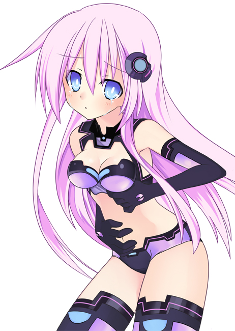 nepgear and purple sister (neptune) drawn by meimu_(infinity)