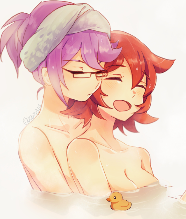 shiny chariot and croix meridies (little witch academia) drawn by nonoka917