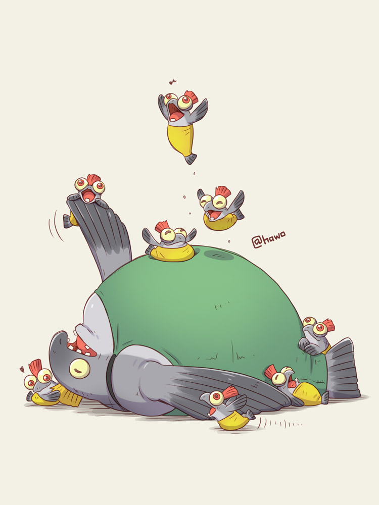 smallfry and big shot (splatoon and 1 more) drawn by splatoon_hawo
