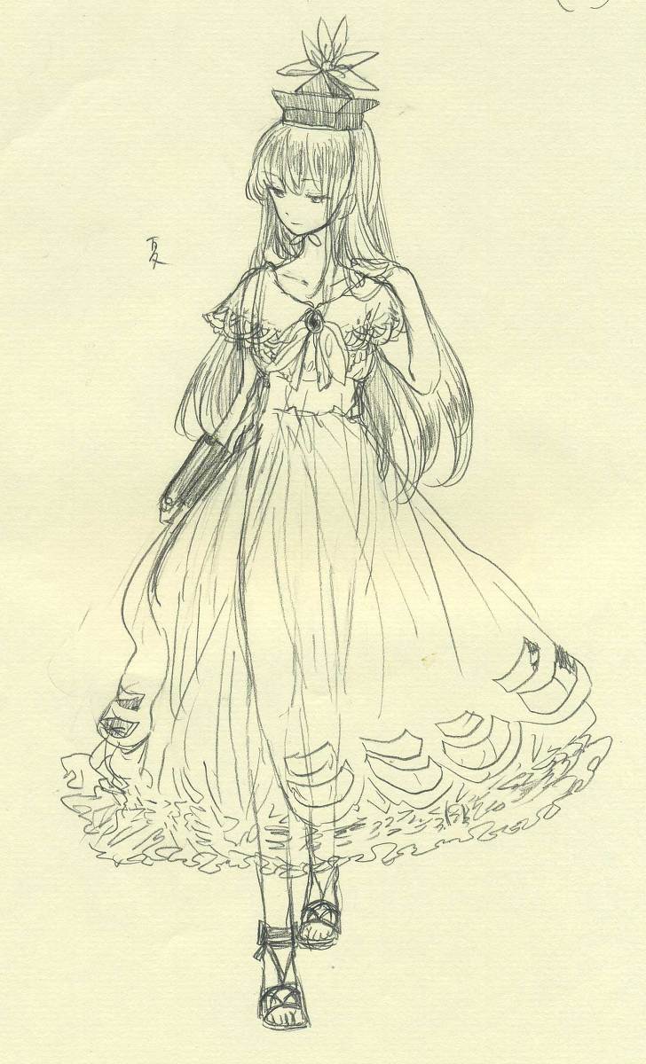 kamishirasawa keine (touhou) drawn by sugi
