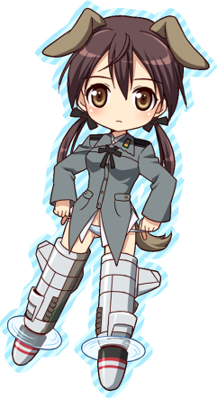 gertrud barkhorn (world witches series and 1 more) drawn by mochiya_marosuke