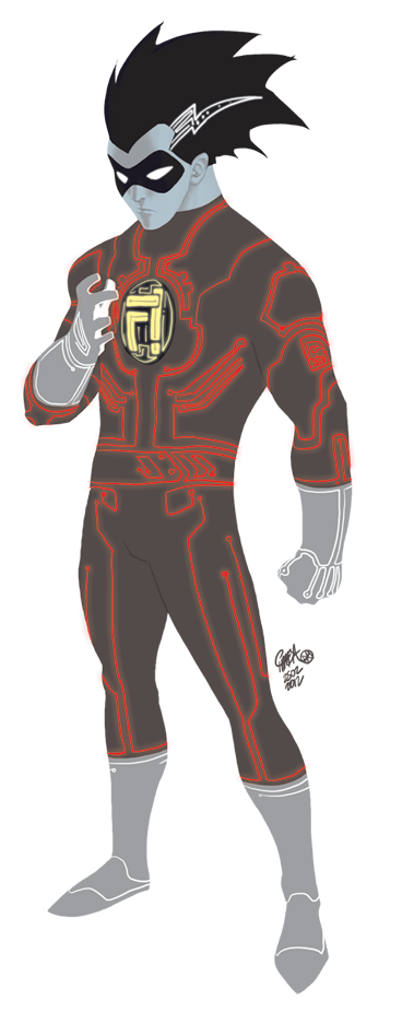 freakazoid (tron and 1 more) drawn by chamba