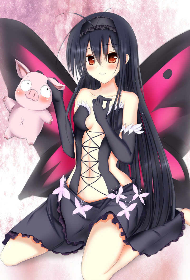 kuroyukihime and arita haruyuki (accel world) drawn by akiamare