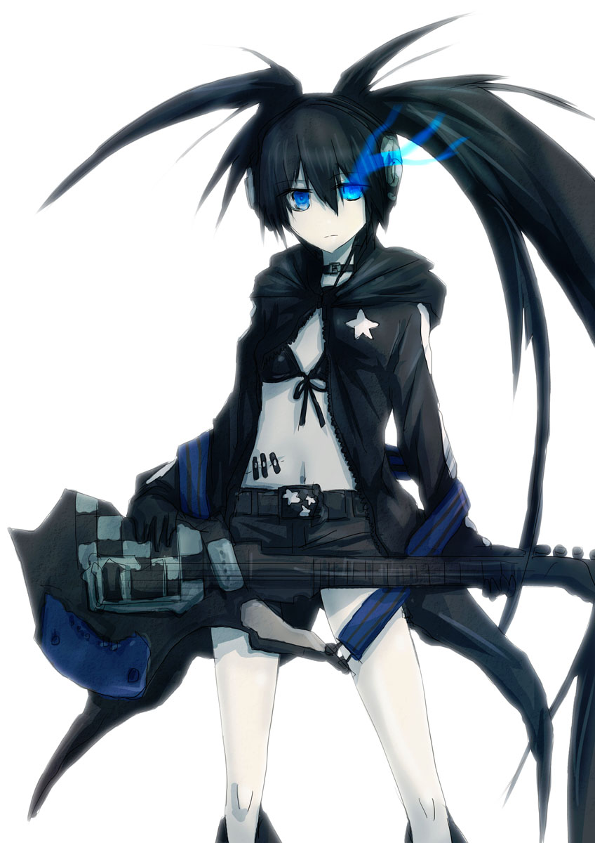 black rock shooter (black rock shooter) drawn by chikuwa_udon