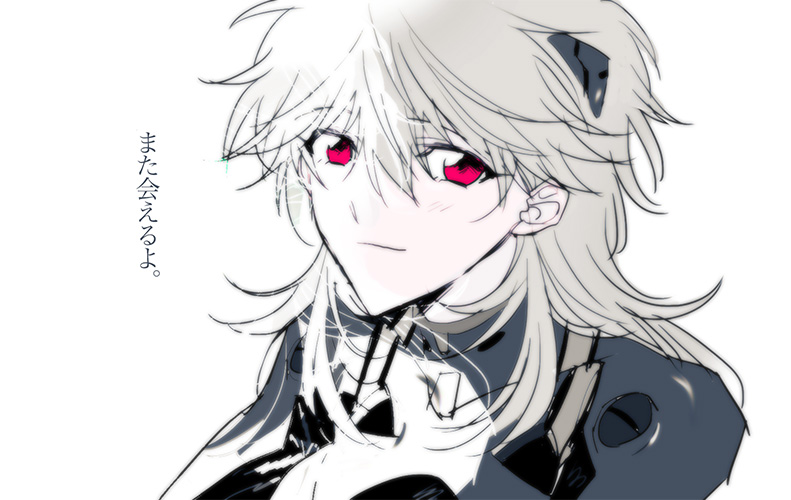 nagisa kaworu (neon genesis evangelion) drawn by samismsm